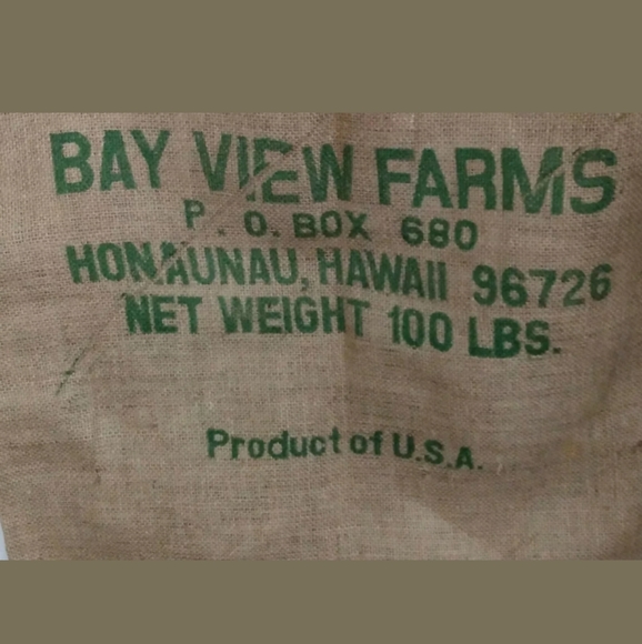 100LB KONA Coffee Green Bean Burlap Jute Bag Sack - Picture 3 of 5